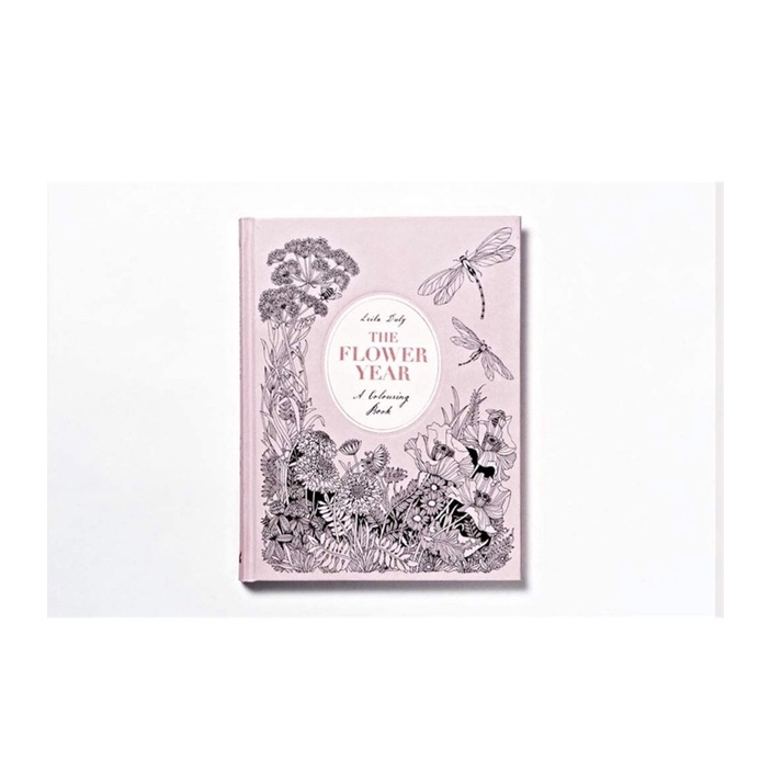 The Flower Year A Colouring Book