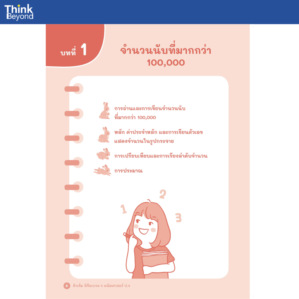 Thinkbeyond Book (ธิงค์บียอนด์ บุ๊คส์) 08304 หนังสือ ติวเข้ม พิชิตเกรด 4 คณิตศาสตร์ ป.4