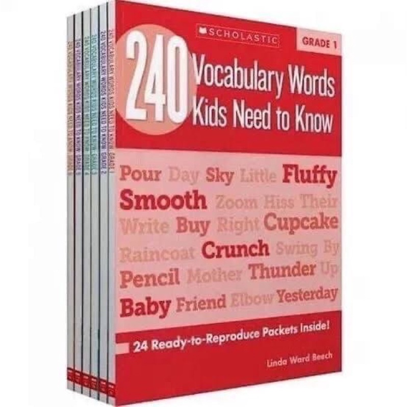 [pre-order] แนะนำหนังสือคำศัพท์ที่เด็กๆต้องรู้    240 Vocabulary Words Kids Need to know