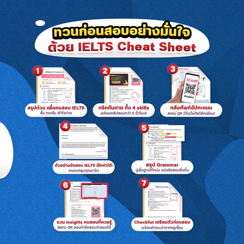 คู่หูอัพคะแนน IELTS หนังสือ IELTS Vocab Journey + ไฟล์สรุป IELTS Cheat Sheet หนังสือศัพท์เตรียมสอบ IELTS หนังสือ IELTS