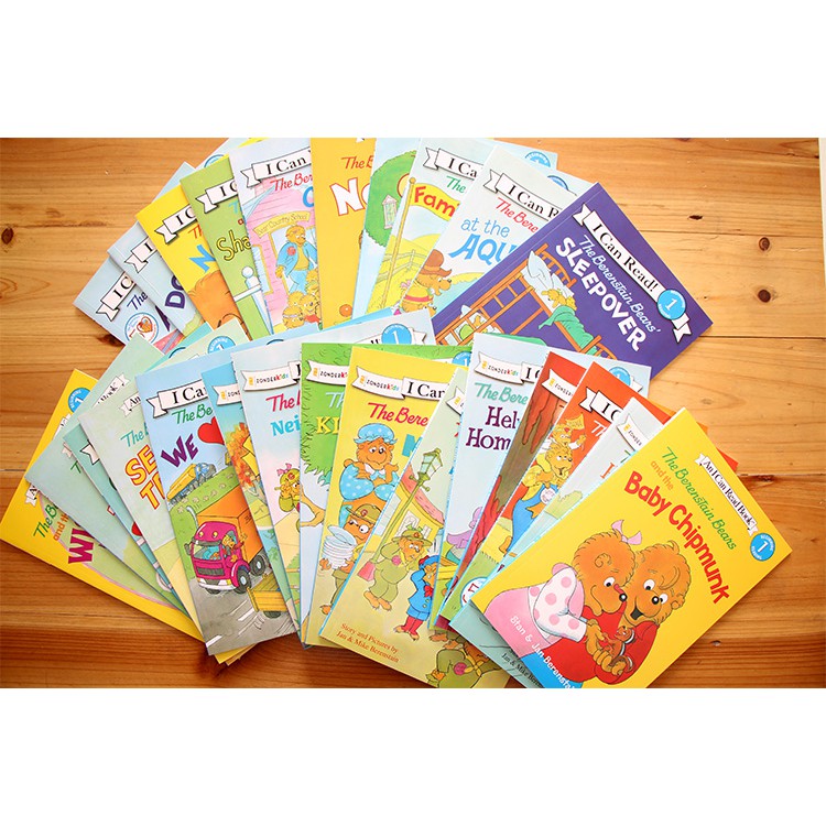 พร้อมส่ง I can read : The Berenstain Bears 25 เล่ม+  audio CD จำนวน 25 Books ฟรีไฟล์เสียงอ่าน