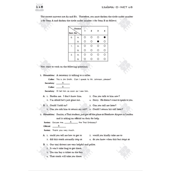 รวมข้อสอบฉบับจริง O-NET ม.6 วิชาภาษาอังกฤษ [NB16]