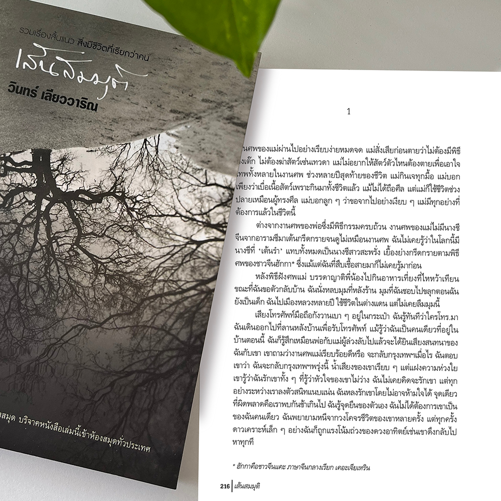 วินทร์ เลียววาริณ เส้นสมมุติ ราคาปก 200.- พิเศษ 180.- พร้อมลายเซ็นนักเขียน