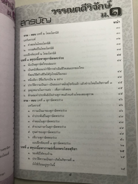 สรุป-ถามตอบและแบบฝึกหัดภาษาไทย วรรณคดีวิจักษ์ ม.1 (พ.ศ.)