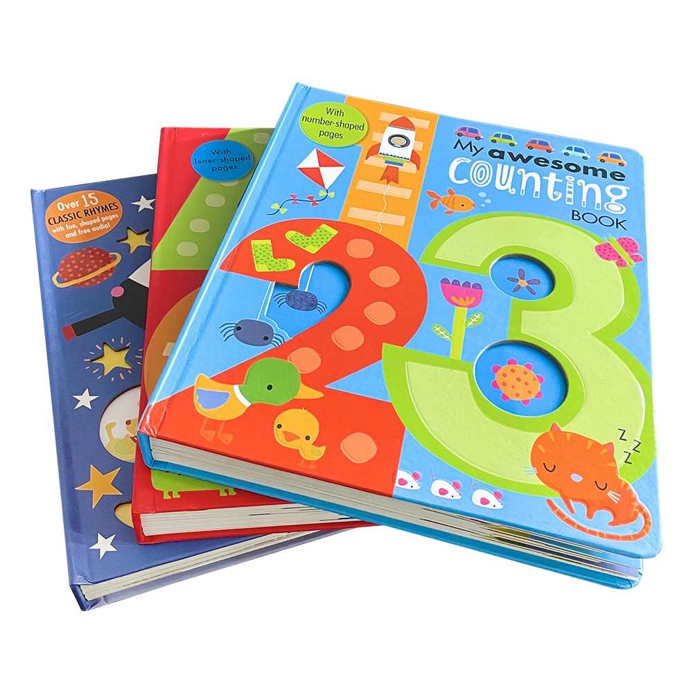 หนังสือ My Awesome Nursery Rhymes ABC Counting ภาษาอังกฤษ เสริมการเรียนรู้เด็กก่อนวัยเรียน