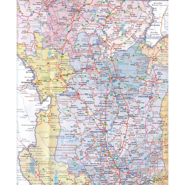 แผนที่ประเทศไทย และโครงการในอนาคต