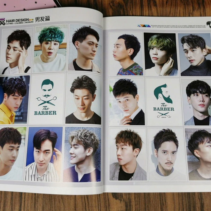 ▨ ✖♙2022 New Hairstyle Book หนังสือทรงผมผู้ชาย