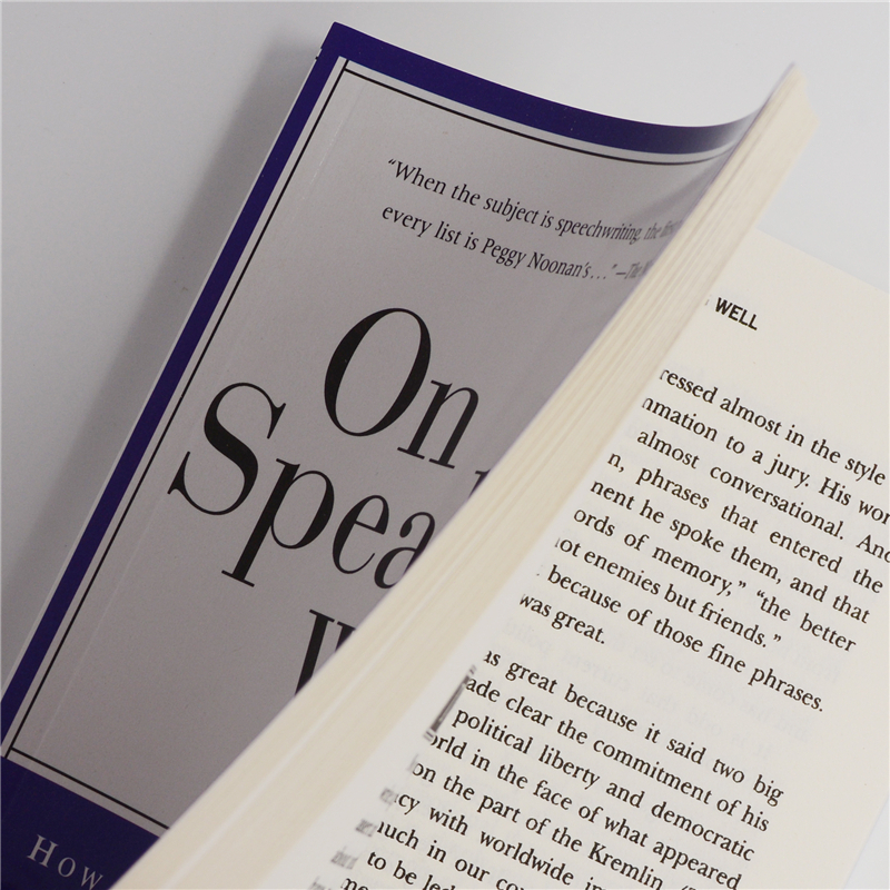 【หนังสือภาษาอังกฤษ】On Speaking Well by Peggy Noonan English book หนังสือพัฒนาตนเอง