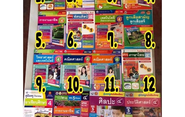 เฉลย Key คู่มือครู ป.4 ครบ ทุกวิชา  สนพ. พว คณิต ภาษาไทย วิทยาศาสตร์ หน้าที่พลเมือง พระพุทธศาสนา