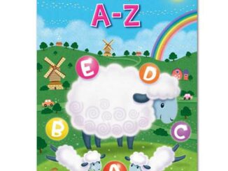 แบบฝึกเสริมทักษะภาษาอังกฤษ คัดอังกฤษ A-Z พร้อมระบายสี (ปกฟ้าแกะ+สายรุ้ง) #75659 [BW]