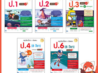 หนังสือ สรุปเข้มเนื้อหา + ข้อสอบ ป.1 - 6 (8 วิชา) มั่นใจเต็ม100