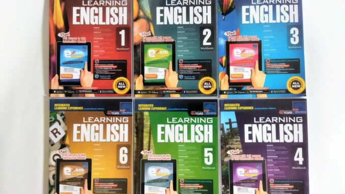 ขายแยกเล่ม SAP Learning English 1-6 หนังสือแบบฝึกหัด พร้อม เฉลย วิชาภาษาอังกฤษระดับประถม