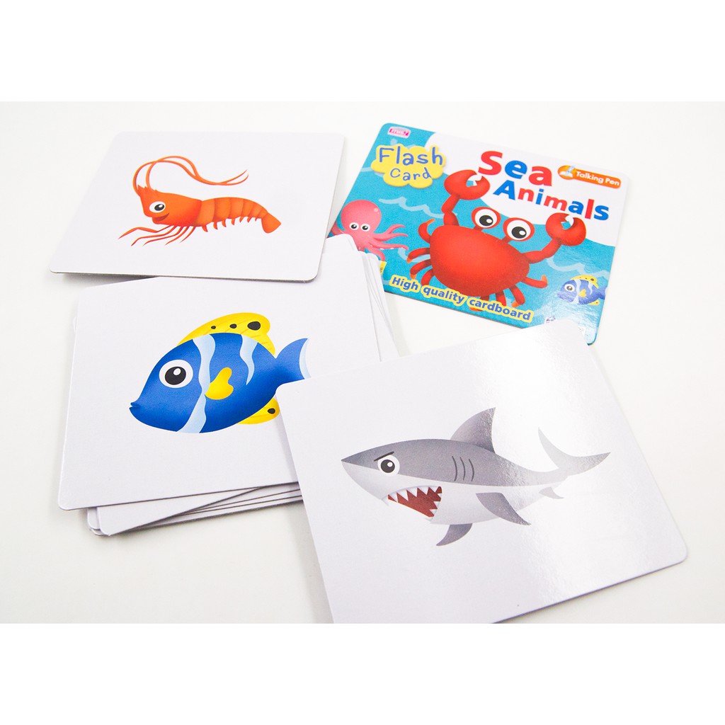 MISBOOK การ์ด Flash Card - Sea Animals