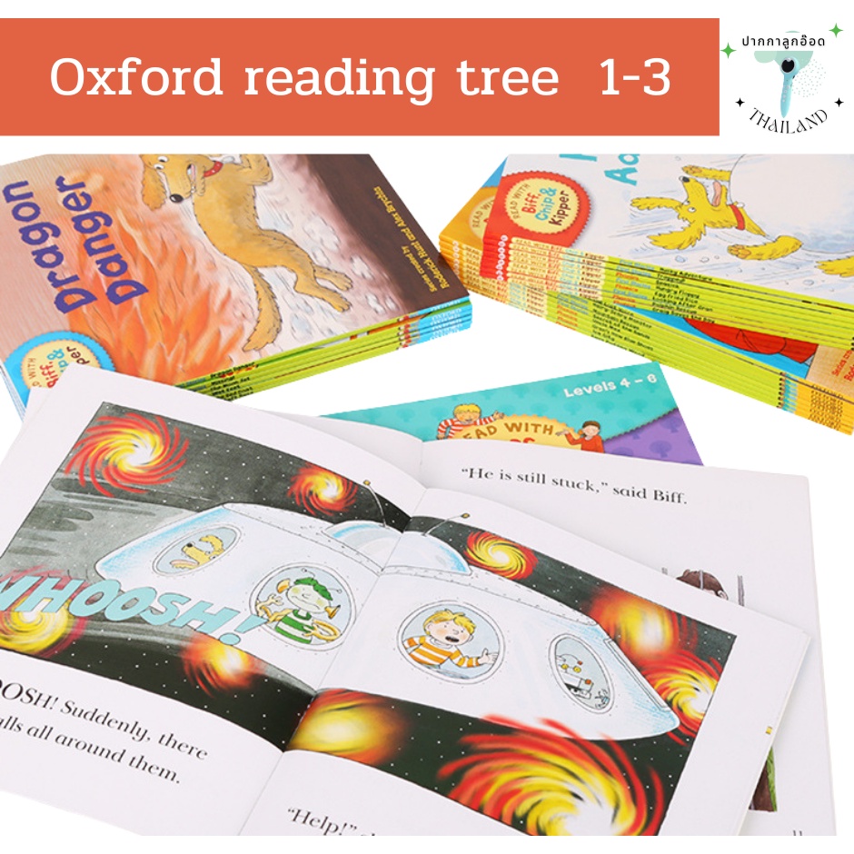 (พร้อมส่ง)  Oxford Reading Tree  Biff, Chip and Kipper   Level 1-12 สามารถเลือกเวอร์ชั่นสำหรับปากกาลูกอ๊อดอ่านได้