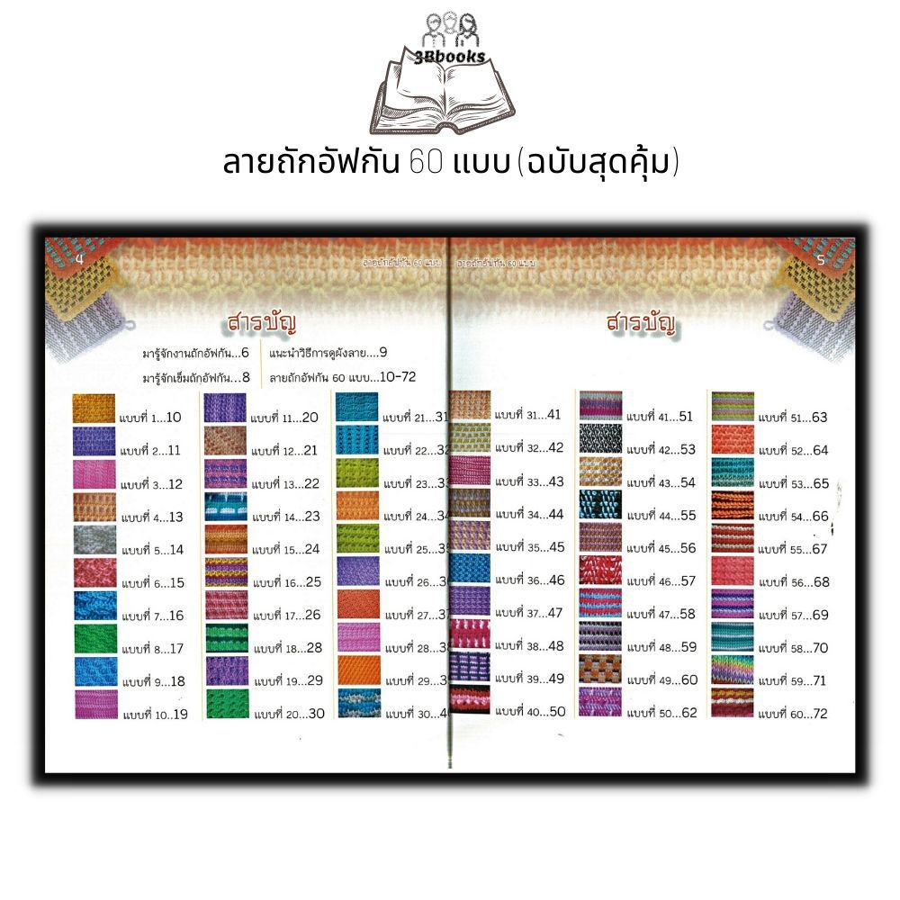 หนังสือ ลายถักอัฟกัน 60 แบบ (ฉบับสุดคุ้ม) : งานฝีมือ การถักนิตติ้ง การถักอัฟกัน การถักไหมพรม