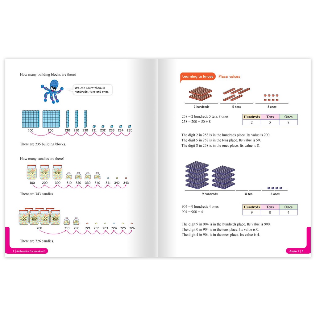 หนังสือเรียนคณิตศาสตร์ประถม Go Get Maths Textbook Prathomsuksa 2