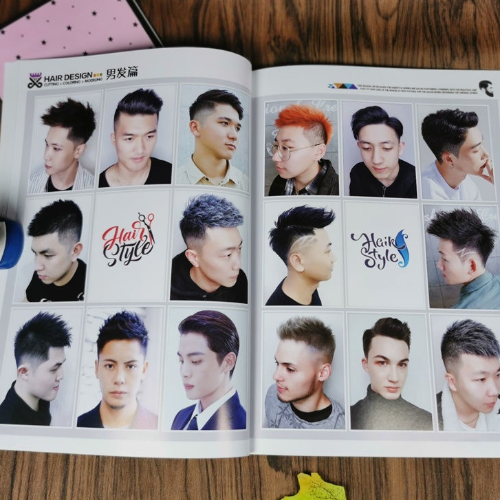 ▨ ✖♙2022 New Hairstyle Book หนังสือทรงผมผู้ชาย