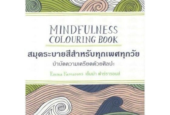 DKTODAY หนังสือ MINDFULNESS COLOURING BOOK (บำบัดความเครียดด้วยศิลปะ)