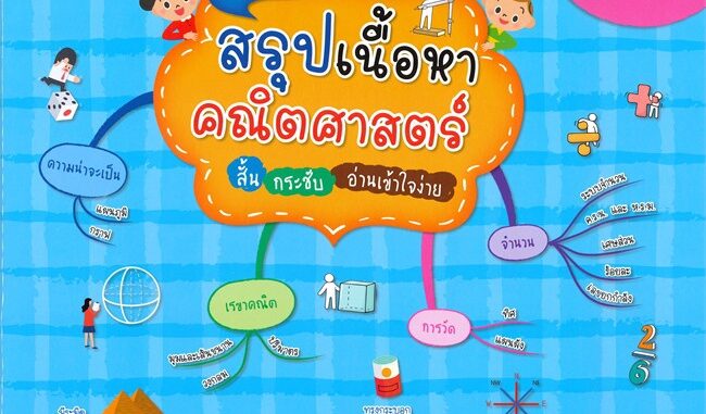 Se-ed (ซีเอ็ด) : หนังสือ Math Map สรุปเนื้อหาคณิตศาสตร์ ระดับประถมปลาย