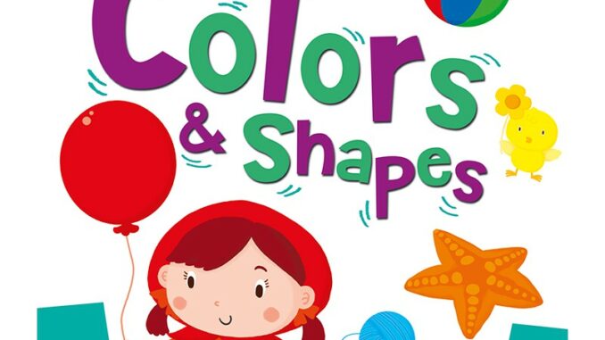 MISBOOK หนังสือเรียนรู้คำศัพท์ Colors and Shapes