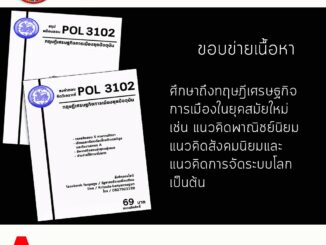 ชีทราม Pol 3102  ( ทฤษฎีเศรษฐกิจการเมืองยุคปัจจุบัน )