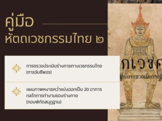 หนังสือ คู่มือปฏิบัติงานหัตถเวชกรรมไทย เล่มที่ 2 (นวดไทย)