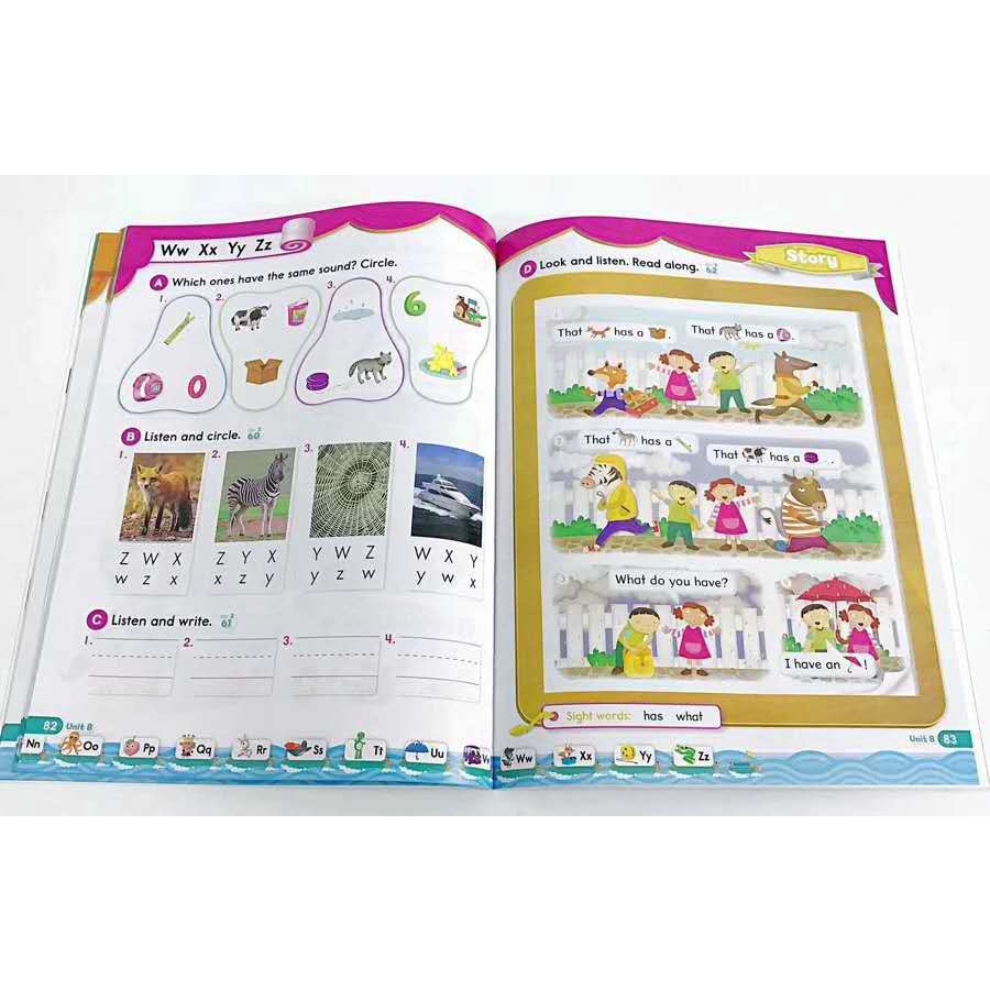 10 เล่ม Oxford phonics world 1-5 หนังสือ ภาษาอังกฤษ หนังสือเรียน พร้อมแบบฝึกหัด สำหรับเด็กวัยประถม