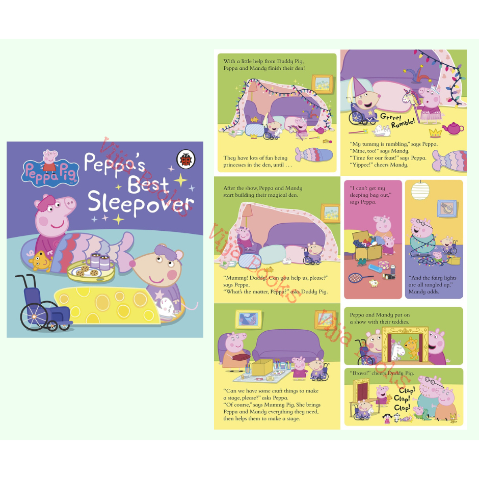 Peppa Pig หนังสือเด็ก นิทาน หมูน้อยเป๊บป้า ภาษาอังกฤษ บอร์ดบุ๊ค Board book เลือกเล่มได้ [Z]