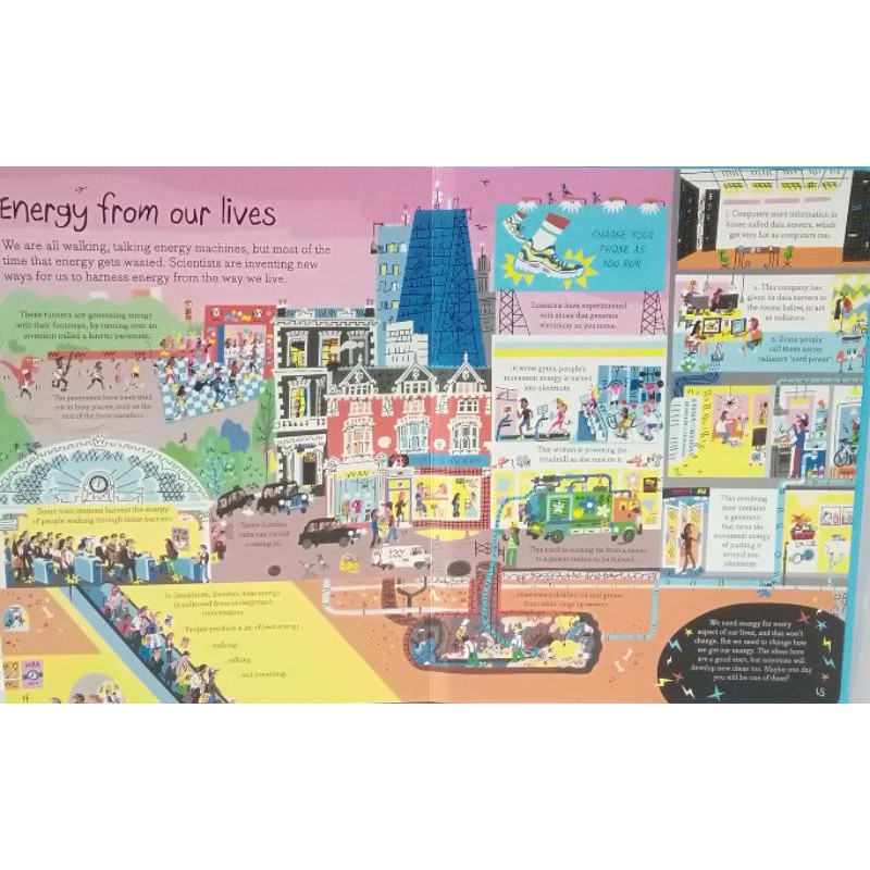 See Inside Energy เหมาะสำหรับ 6 ขวบ+  Board book กระดาษแข็งทุกหน้า with flaps