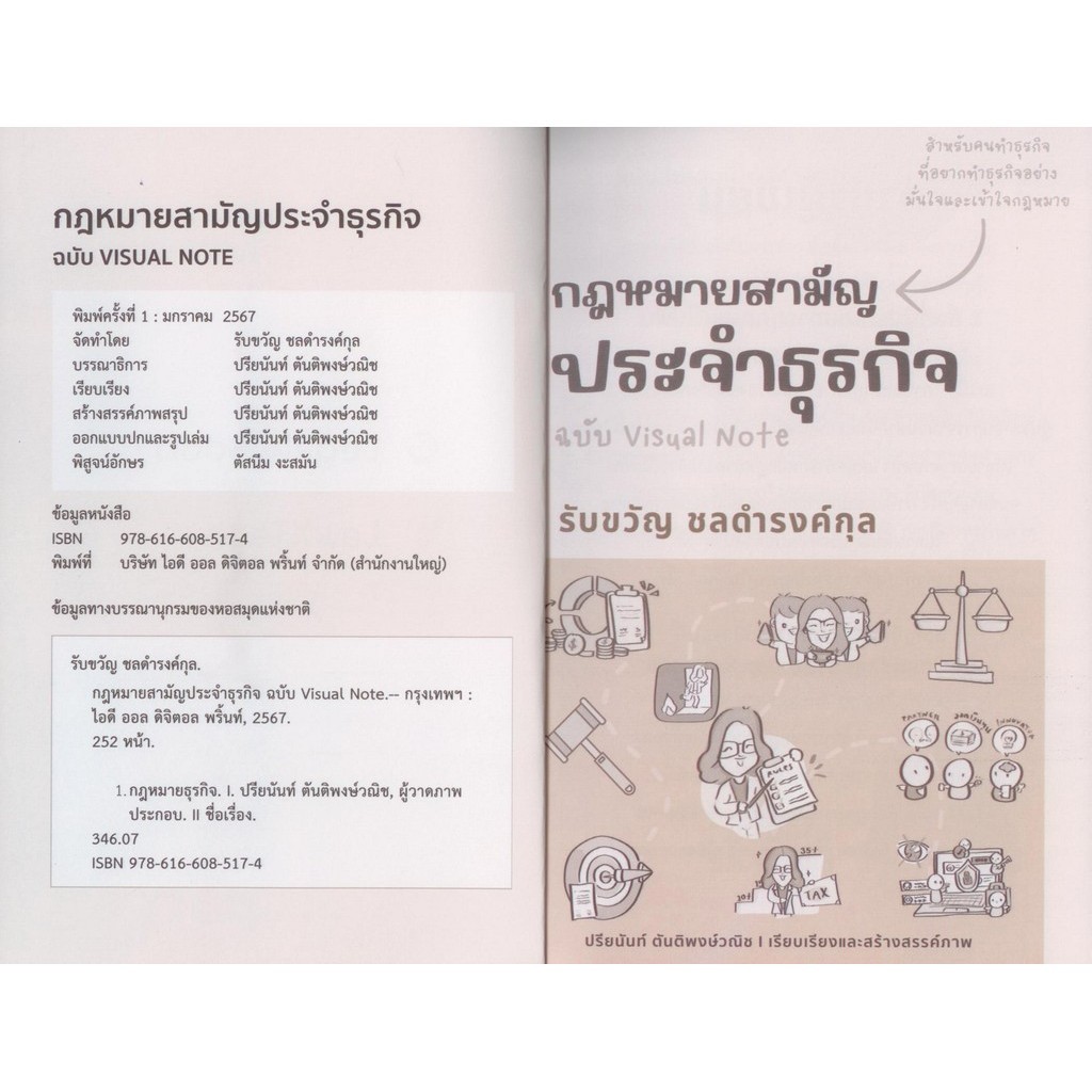 กฎหมายสามัญประจำธุรกิจ ฉบับ Visual Note