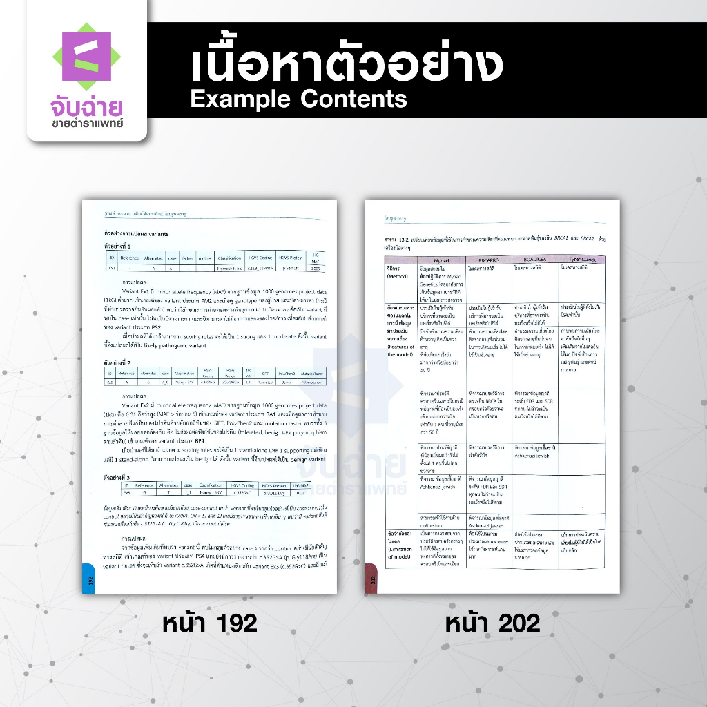 ความก้าวหน้าและการประยุกต์ใช้ของจีโนมทางการแพทย์ ADVANCE AND APPLICATIONS OF GENOMIC MEDICINE