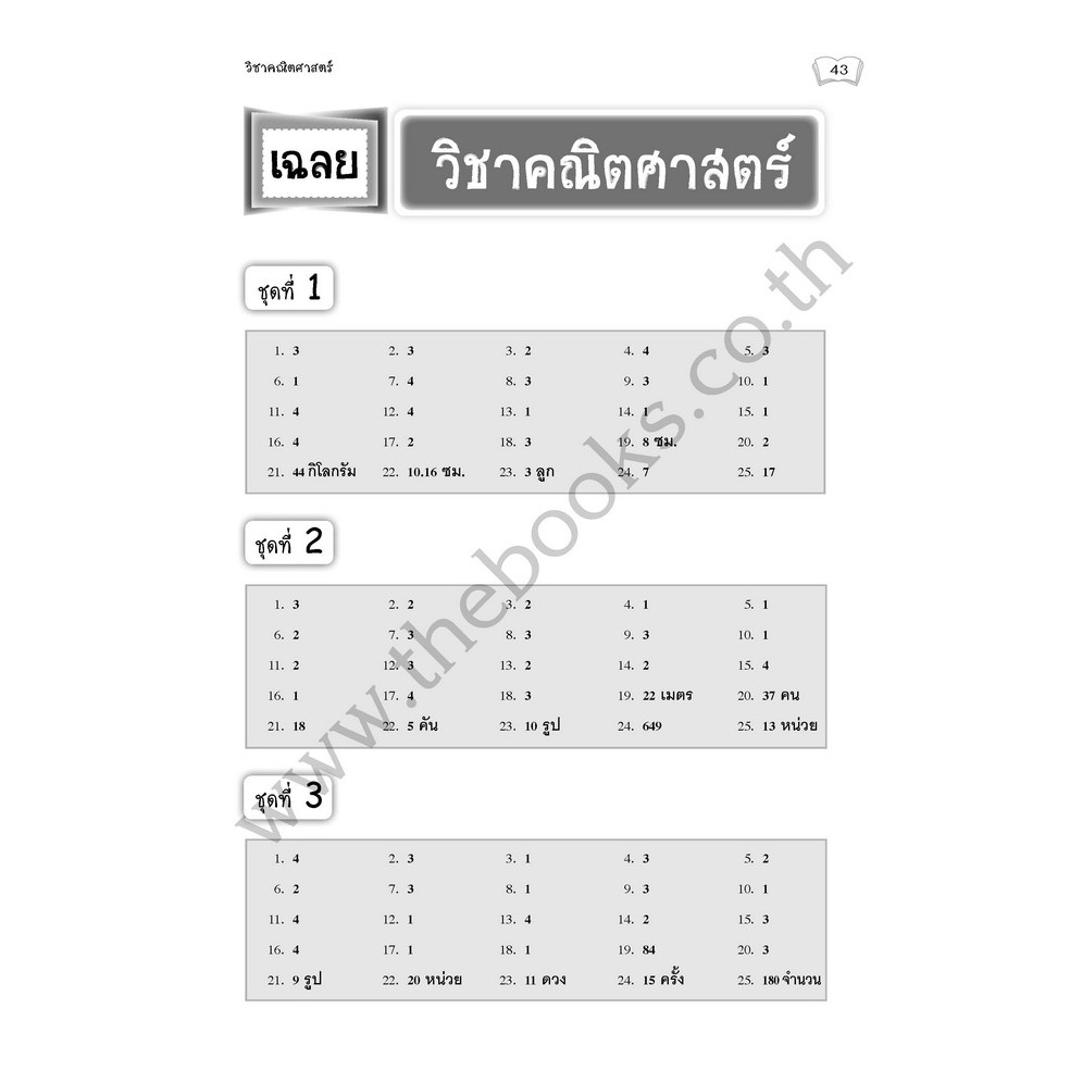 หนังสือคลังข้อสอบ O-NET ม.3 [NE45]