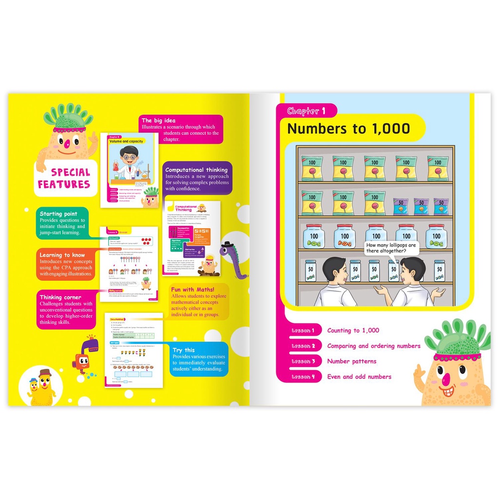 หนังสือเรียนคณิตศาสตร์ประถม Go Get Maths Textbook Prathomsuksa 2