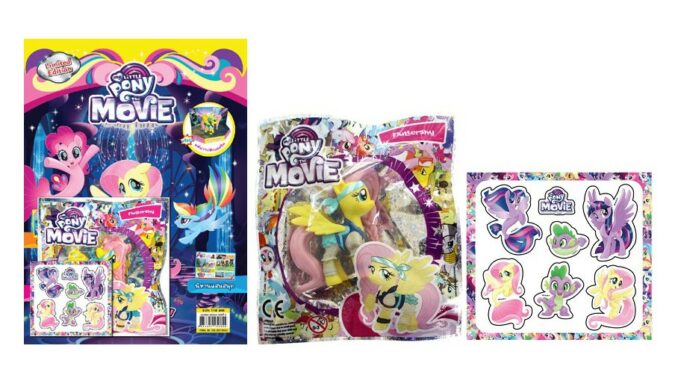 บงกช Bongkoch ชื่อหนังสือเด็ก นิตยสาร MY LITTLE PONY THE MOVIE ฉบับ LIMITED EDITION ฟลัตเตอร์ชายผู้อ่อนหวาน + ฟิกเกอรีน