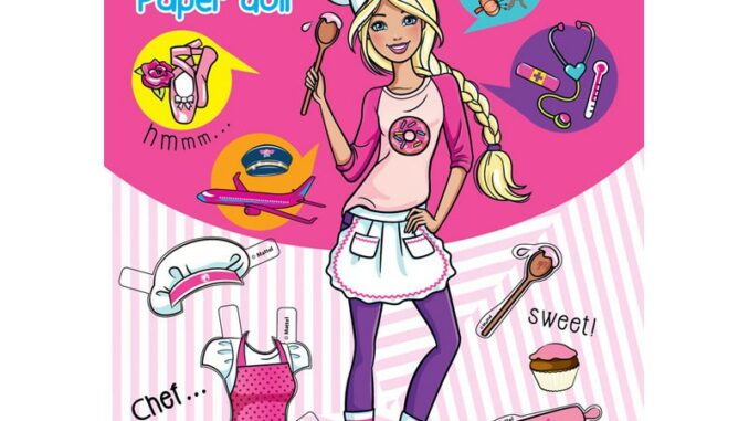 Barbie: You Can Be Anything! แต่งตัวตุ๊กตากระดาษบาร์บี้ paper doll 49842 [K]