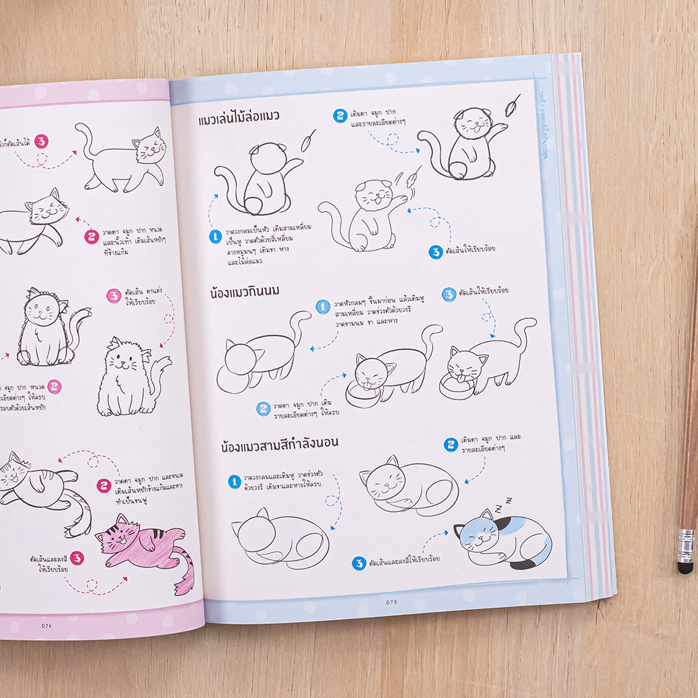 Infopress(อินโฟเพรส) หนังสือ วาดเล่น เป็นง่าย วาดรูปน่ารักได้ใน 3 Steps