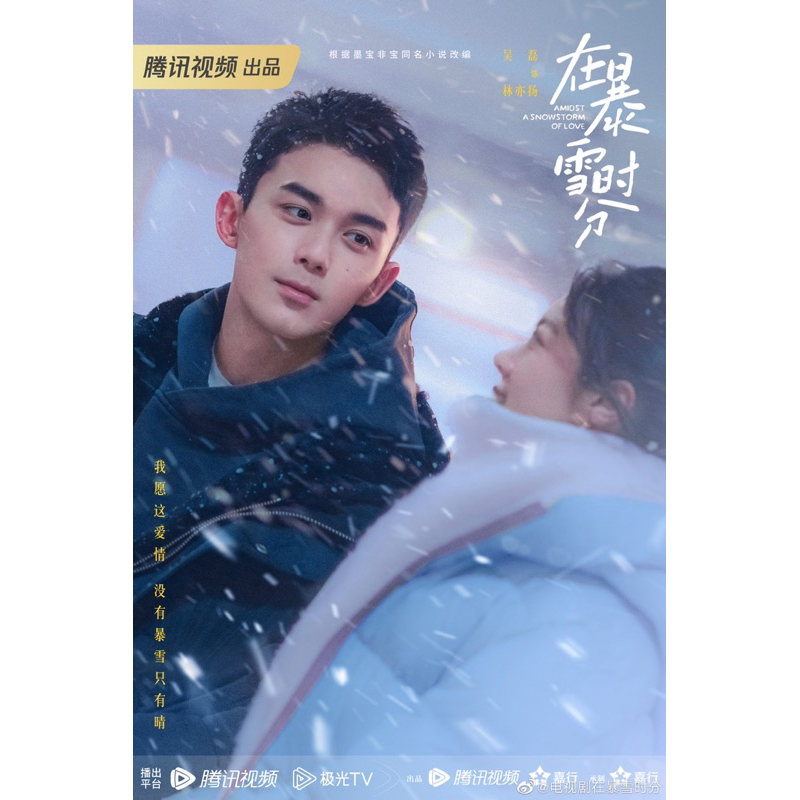 Preorder ❄️ นิยายต้นฉบับภาษาจีน《在暴雪时分》 Amidst a Snowstorm of Love ลมหนาวและสองเรา ✨