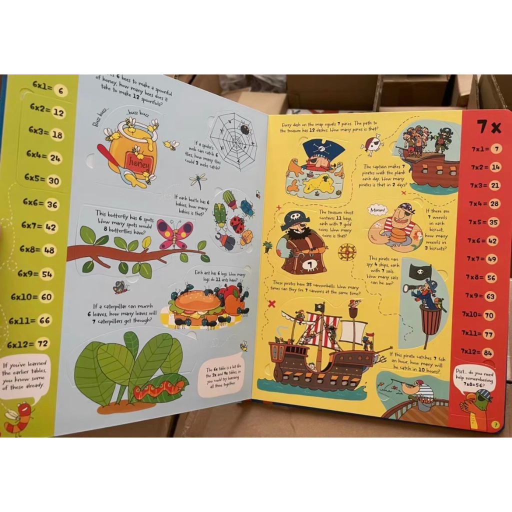 Usborne Lift-The-Flap times tables&strongest,cleverest,deadliest...fiercest, hottest.