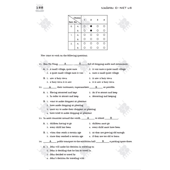 รวมข้อสอบฉบับจริง O-NET ม.6 วิชาภาษาอังกฤษ [NB16]