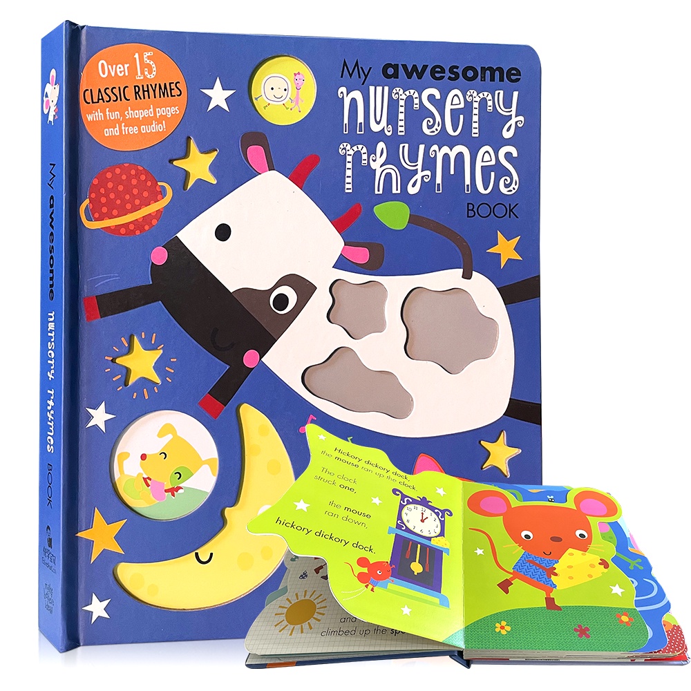 หนังสือ My Awesome Nursery Rhymes ABC Counting ภาษาอังกฤษ เสริมการเรียนรู้เด็กก่อนวัยเรียน