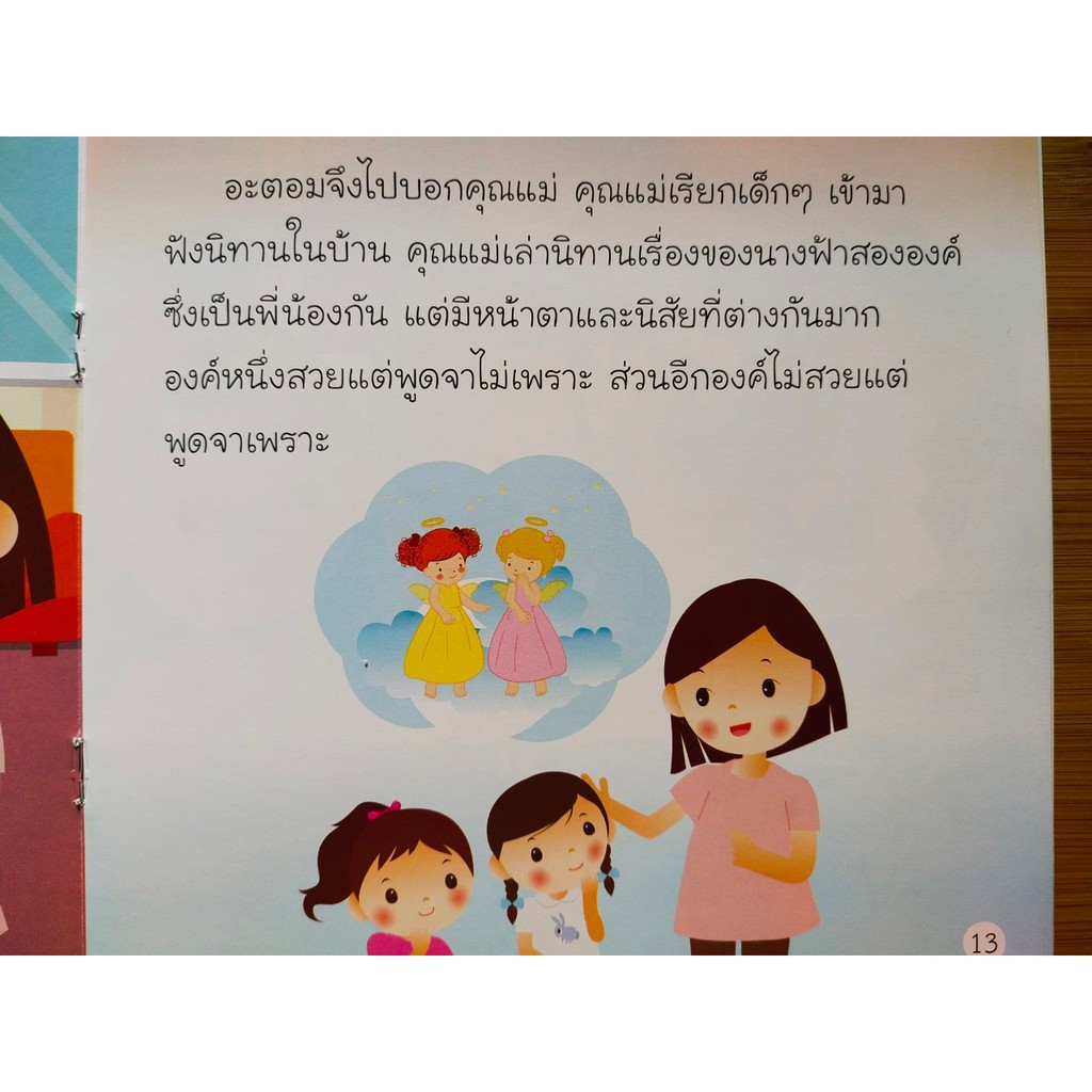 หนังสือนิทานเด็ก : อะตอม พูดเพราะ