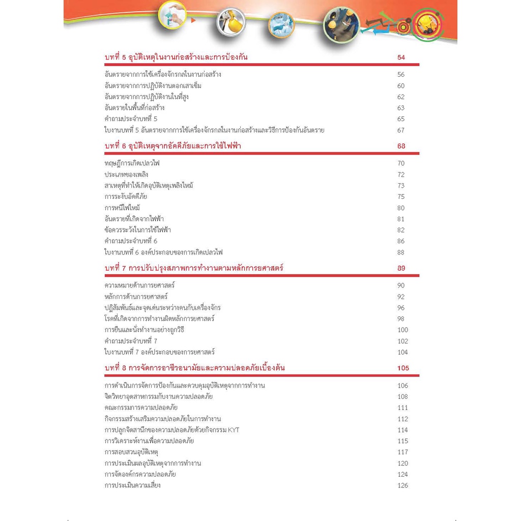 หนังสือเรียนวิชา อาชีวอนามัยและความปลอดภัย 20001-1001