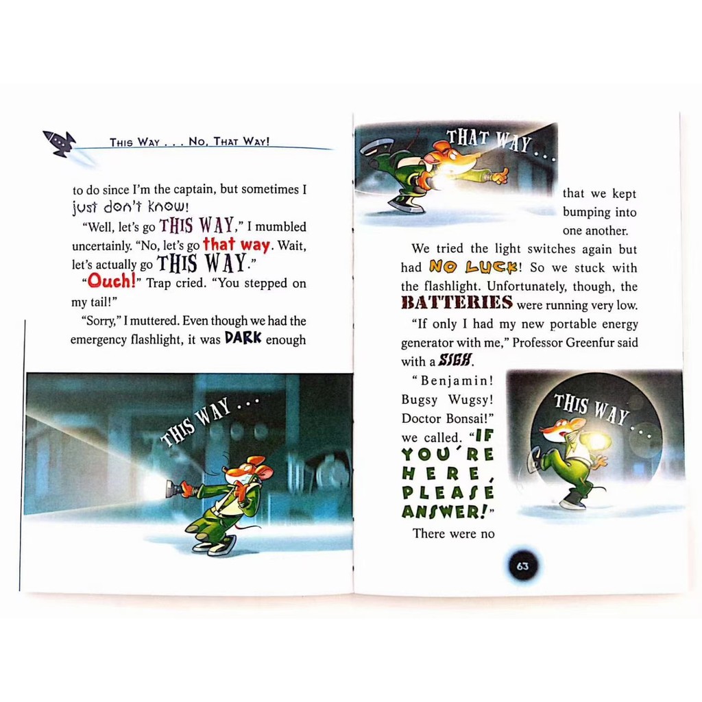 (ใช้โค้ดรับcoinคืน10%ได้) **พร้อมส่ง**  การผจญภัยในอวกาศของเจ้าหนู Geronimo Stilton - Spacemice (12 books set) - PaperBack