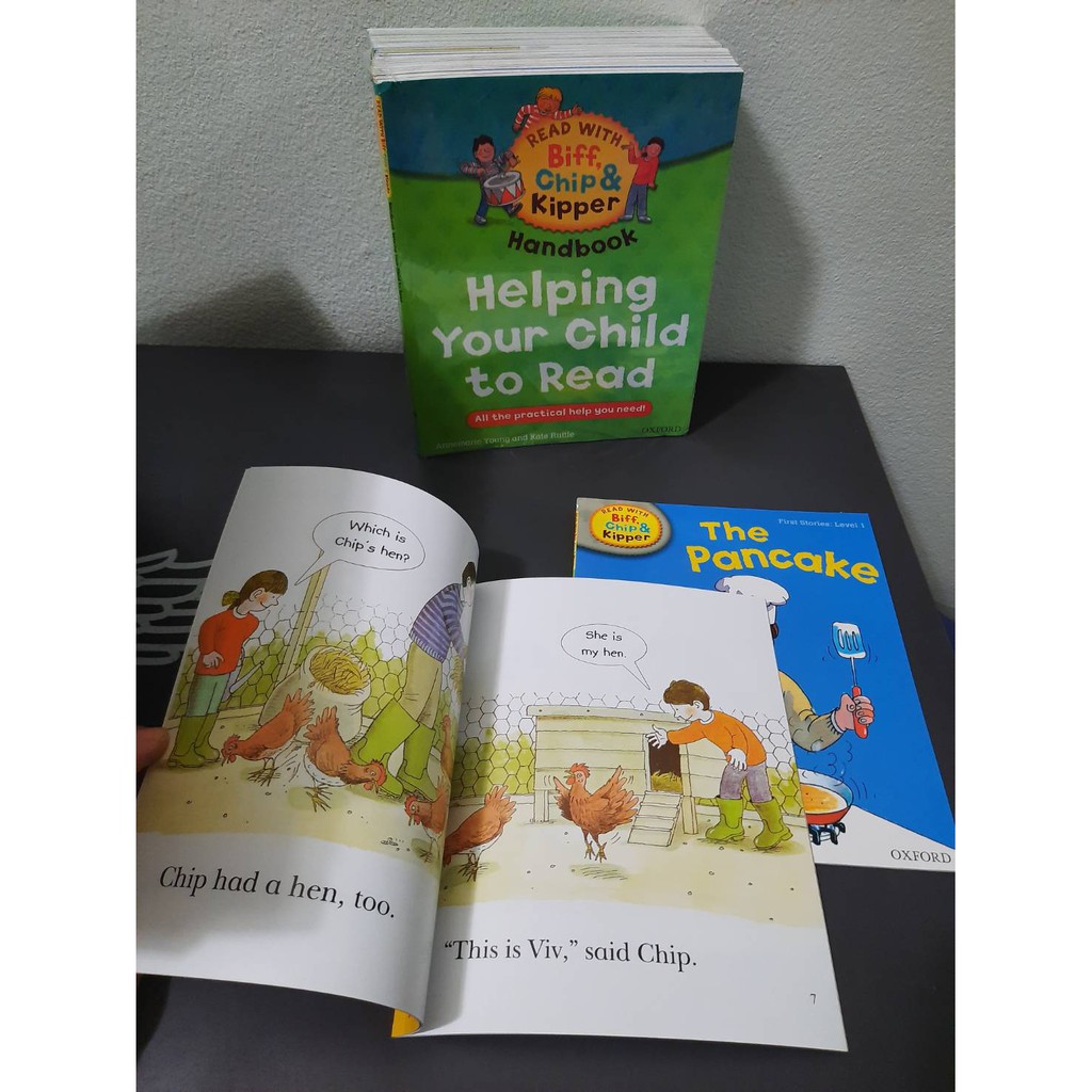 (ใช้โค้ดรับcoinคืน10%ได้) *ส่งไว มีไฟล์เสียง*   หนังสือ  Oxford Reading Tree Read with Biff Chip & Kipper Level 1-3 จำนวน 33 Books