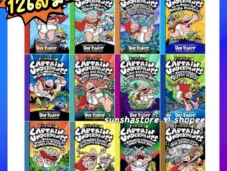 พร้อมส่ง!!  ภาพสีครบชุด 12เล่ม Captain underpants full colour หนังสือการ์ตูนยอดฮิต color