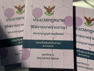 (ห่อปก) ประมวลกฎหมาย วิธีพิจารณาความอาญา และ พระธรรมนูญศาลยุติธรรม (ฉบับแก้ไขใหม่ล่าสุด 2566) (ขนาดกลางA5ปกอ่อน)