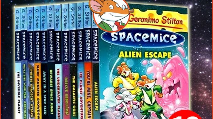 (ใช้โค้ดรับcoinคืน10%ได้) **พร้อมส่ง**  การผจญภัยในอวกาศของเจ้าหนู Geronimo Stilton - Spacemice (12 books set) - PaperBack