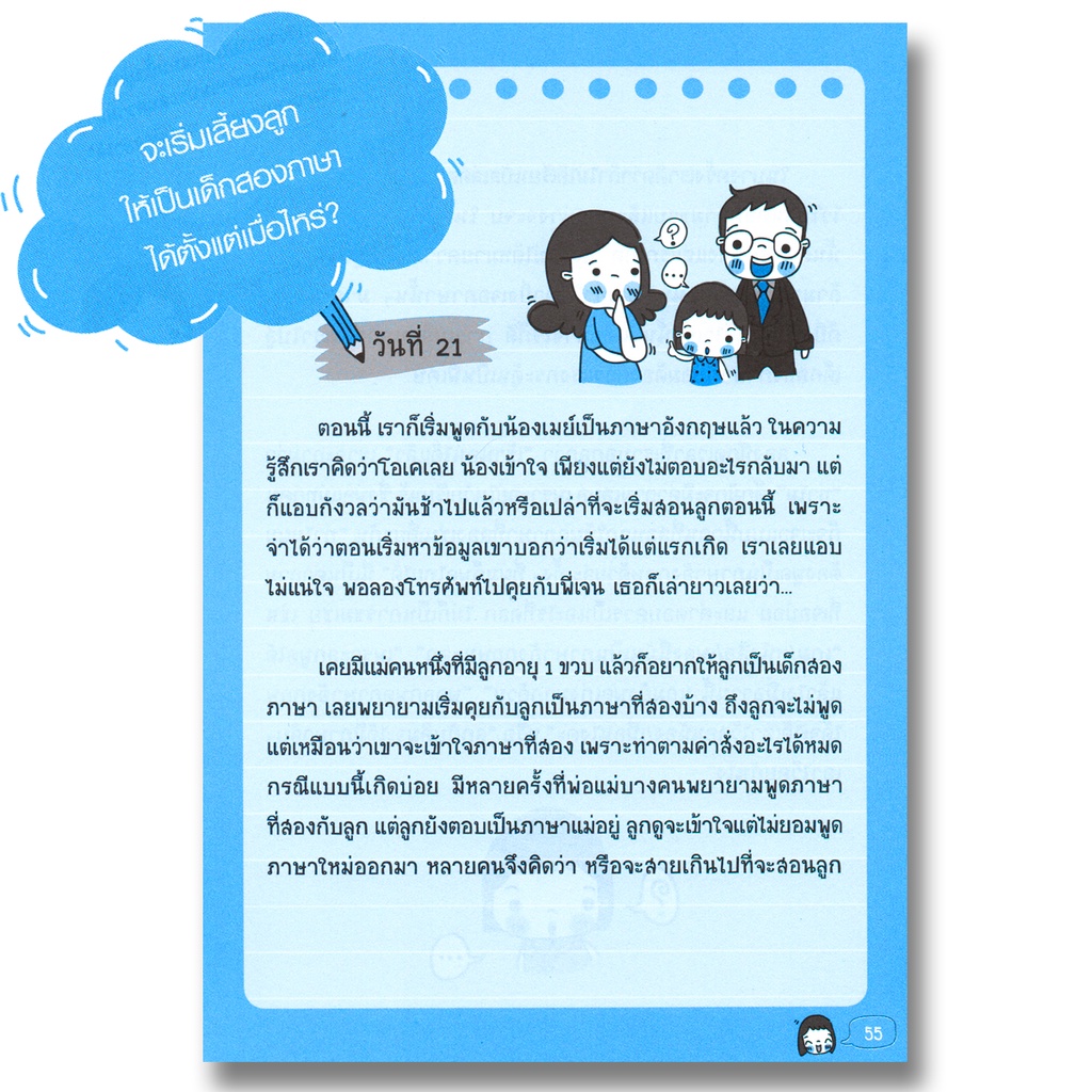 คู่มือสอนพ่อแม่ฝึกลูกพูดภาษาอังกฤษ