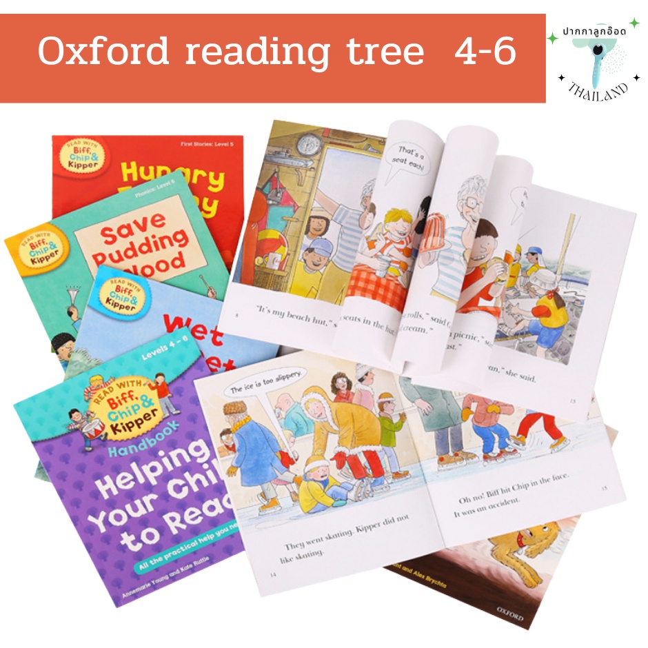 (พร้อมส่ง)  Oxford Reading Tree  Biff, Chip and Kipper   Level 1-12 สามารถเลือกเวอร์ชั่นสำหรับปากกาลูกอ๊อดอ่านได้