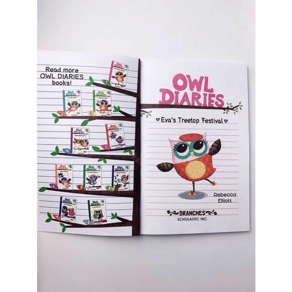 พร้อมส่ง!! หนังสือชุด Owl Diaries ใหม่!! ชุด 18 เล่ม early chapter book ขายดี ไดอารี่ของนกฮูก